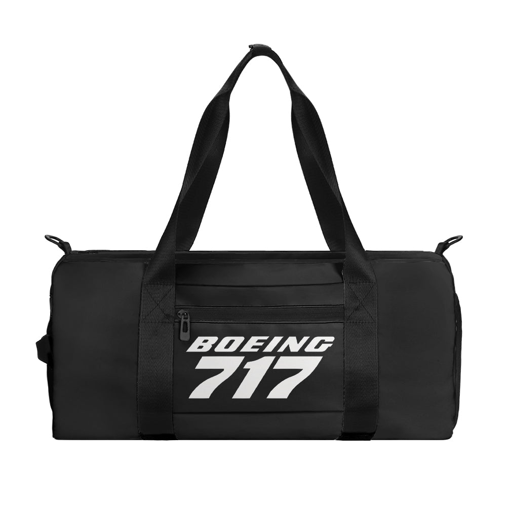 Boeing 717 & Text Designed Sports Bag