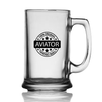 Thumbnail for %100 Original Aviator Designed Beer Glass with Holder