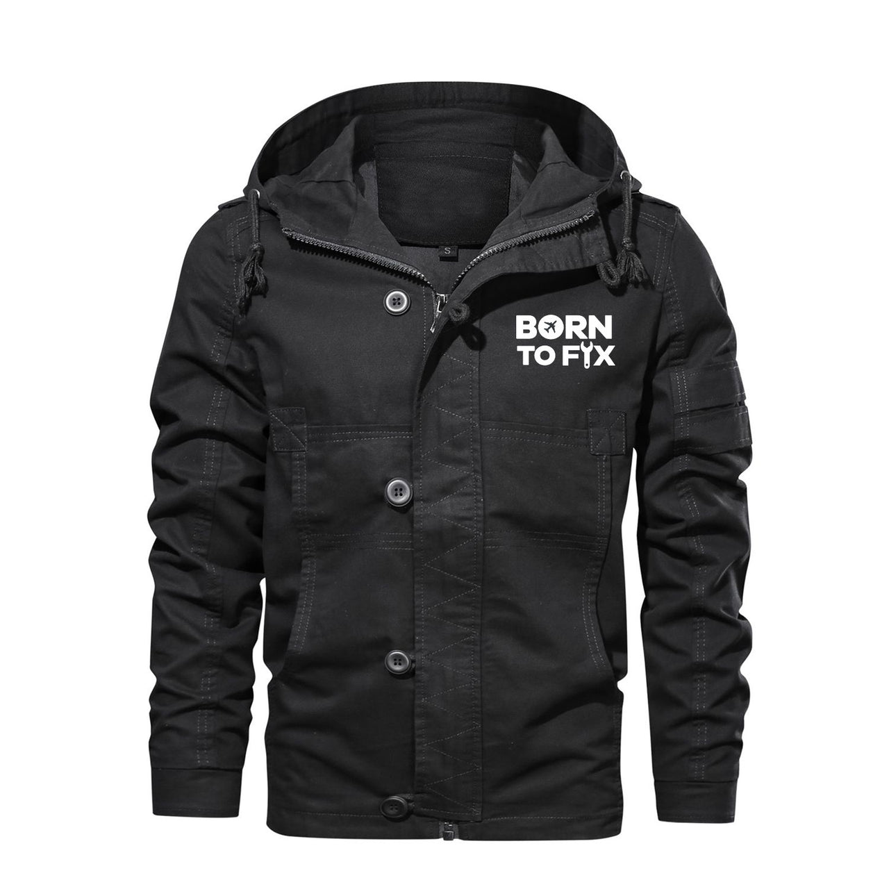 Born To Fix Airplanes Designed Cotton Jackets