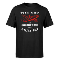 Thumbnail for The Sky is Calling and I Must Fly Designed T-Shirts