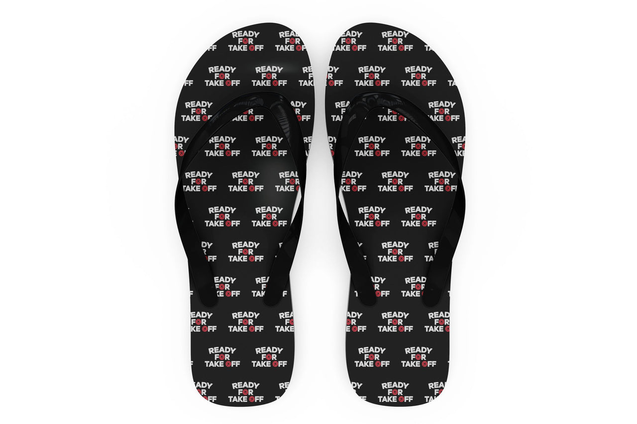 Ready For Takeoff Designed Slippers (Flip Flops)