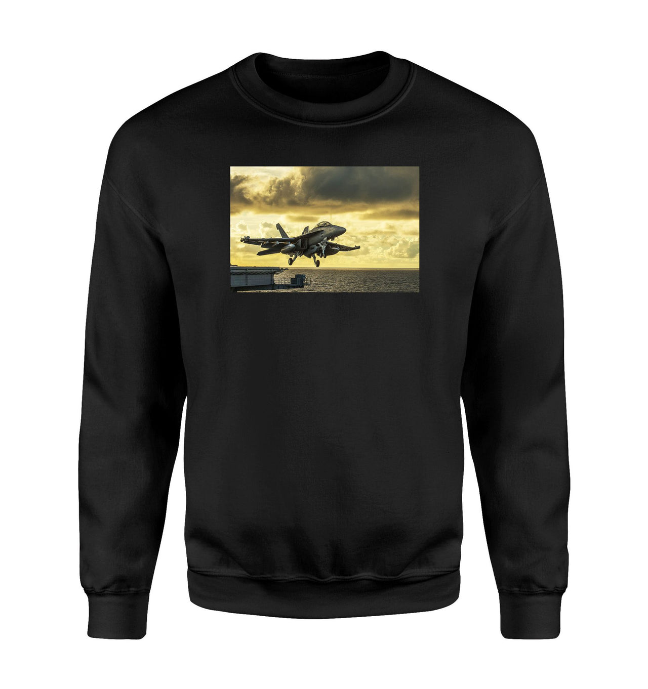 Departing Jet Aircraft Designed Sweatshirts
