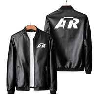 Thumbnail for ATR & Text Designed PU Leather Jackets