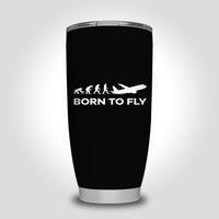 Thumbnail for Born To Fly Designed Tumbler Travel Mugs