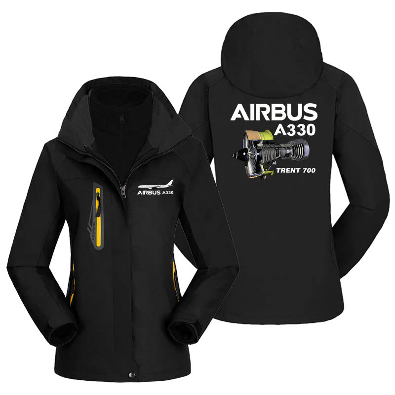 Airbus A330 & Trent 700 Engine Designed Thick "WOMEN" Skiing Jackets