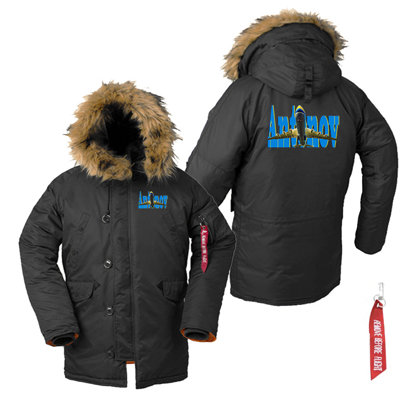 Antonov AN-225 (24) Designed Parka Bomber Jackets