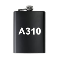 Thumbnail for A310 Flat Text Designed Stainless Steel Hip Flasks