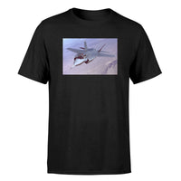 Thumbnail for Fighting Falcon F35 Captured in the Air Designed T-Shirts
