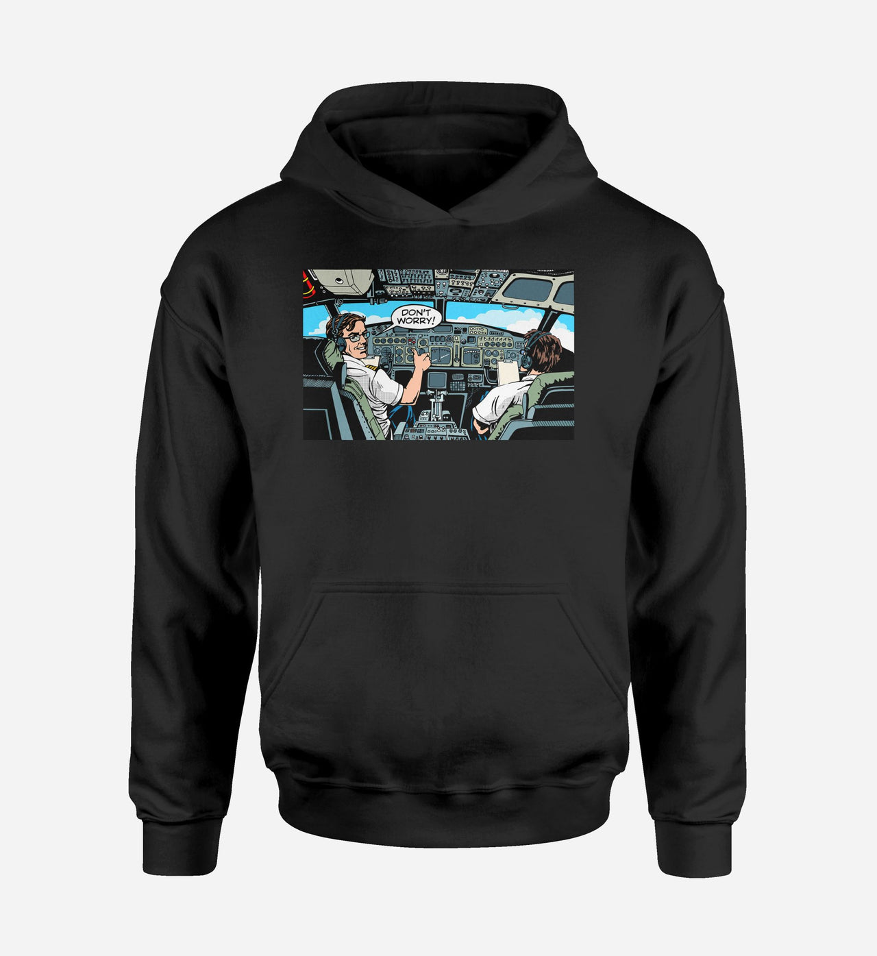 Don't Worry Thumb Up Captain Designed Hoodies