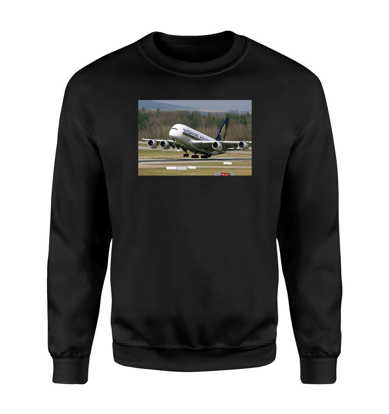 Departing Singapore Airlines A380 Designed Sweatshirts