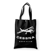 Thumbnail for Cessna Aeroclub Designed Tote Bags