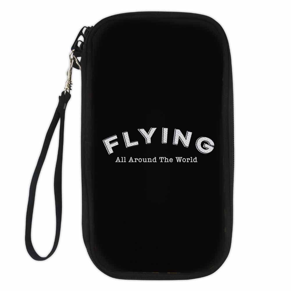 Flying All Around The World Designed Travel Cases & Wallets