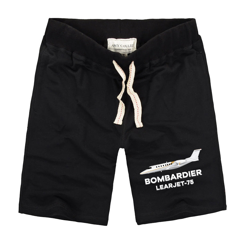 The Bombardier Learjet 75 Designed Cotton Shorts