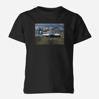 Thumbnail for Amazing View with Blue Angels Aircraft Designed Children T-Shirts