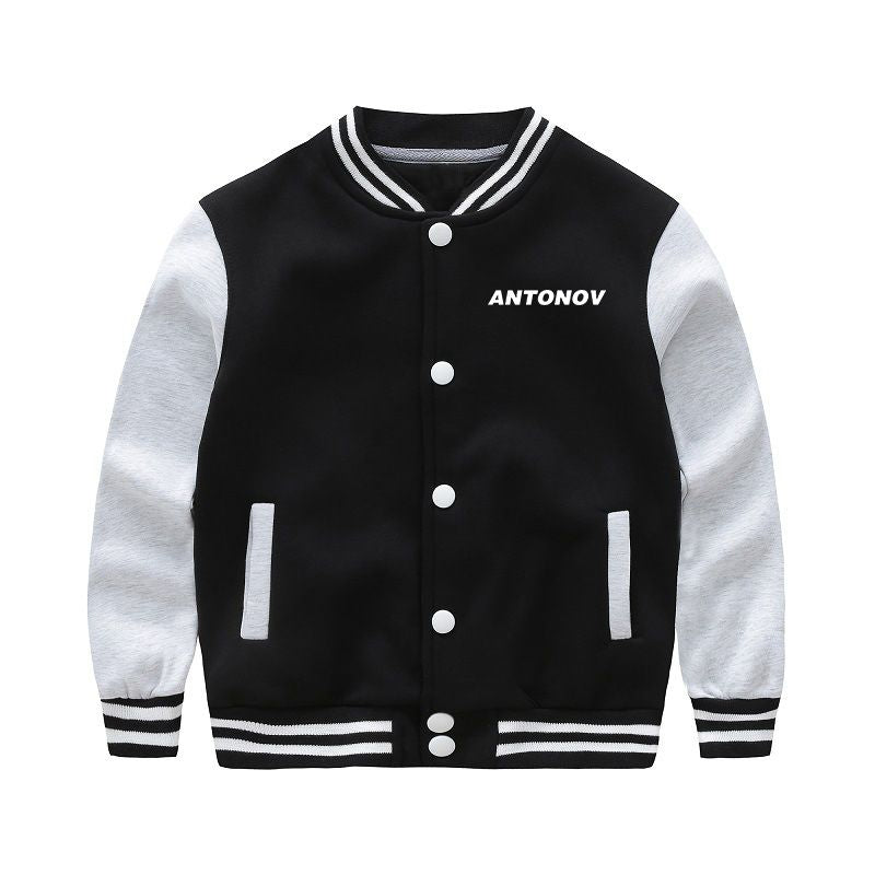 Antonov & Text Designed "CHILDREN" Baseball Jackets