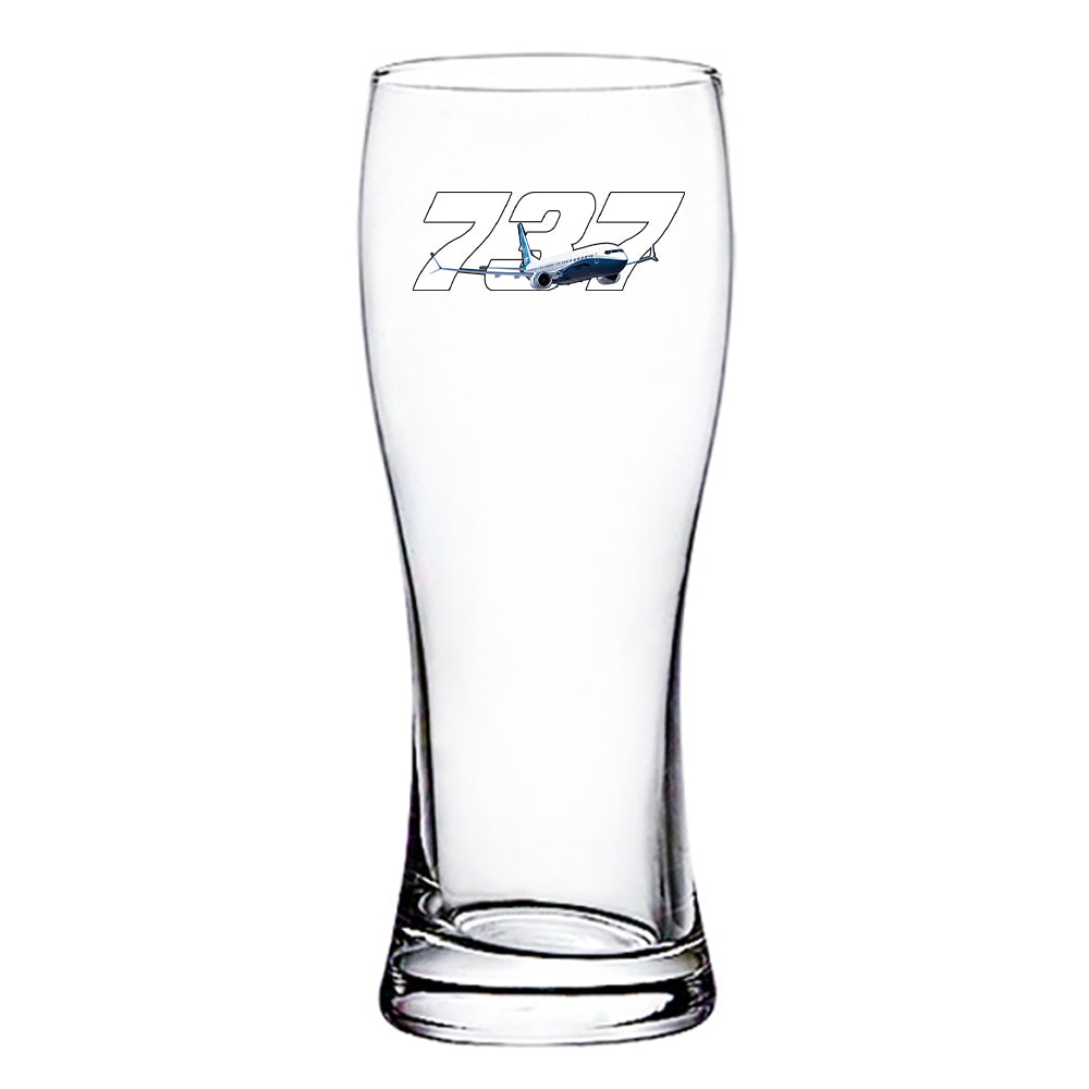Super Boeing 737 Designed Pilsner Beer Glasses