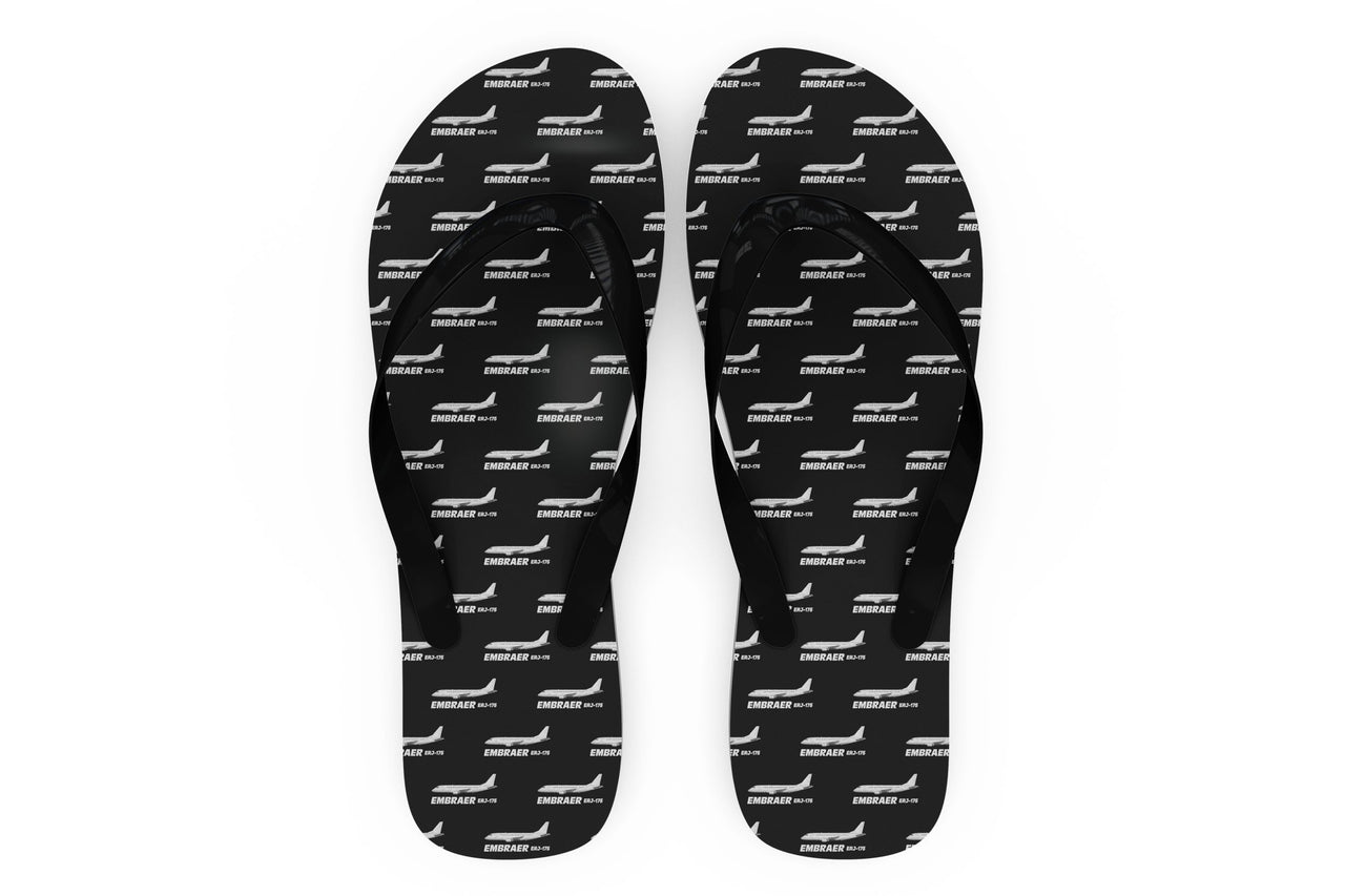 The Embraer ERJ-175 Designed Slippers (Flip Flops)