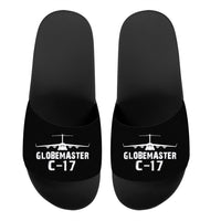 Thumbnail for GlobeMaster C-17 & Plane Designed Sport Slippers
