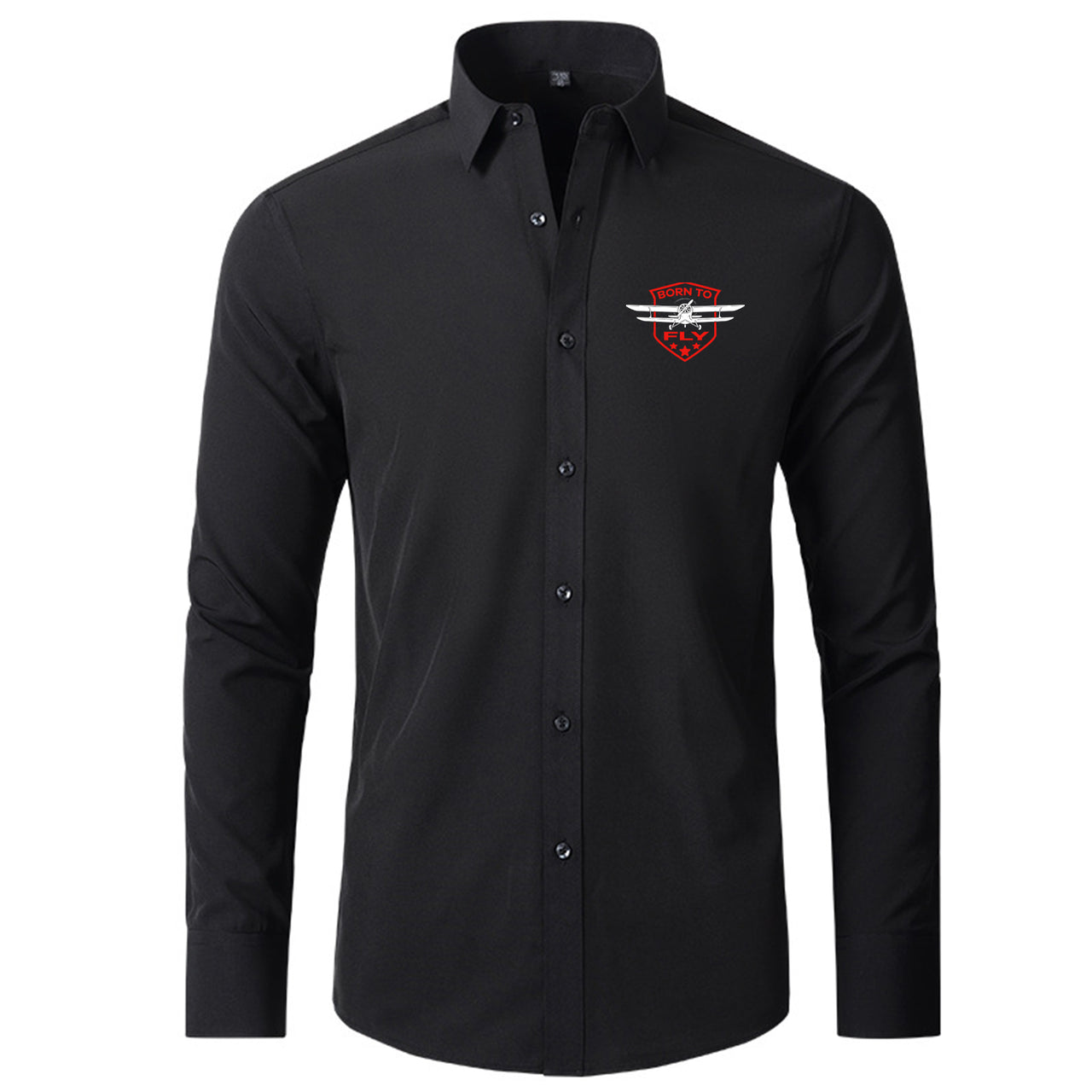 Born To Fly Designed Designed Long Sleeve Shirts