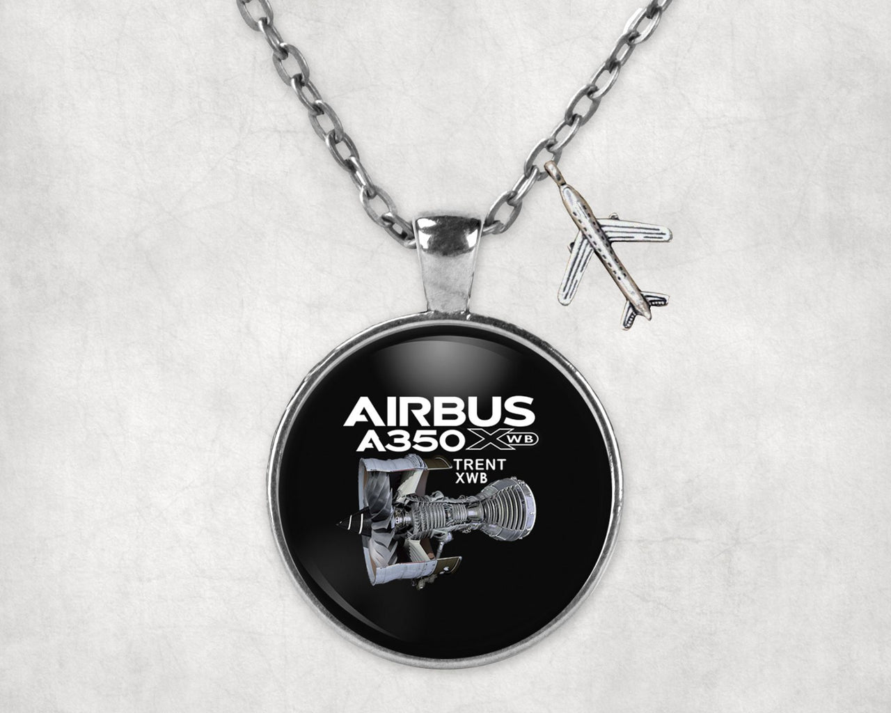 Airbus A350 & Trent Wxb Engine Designed Necklaces