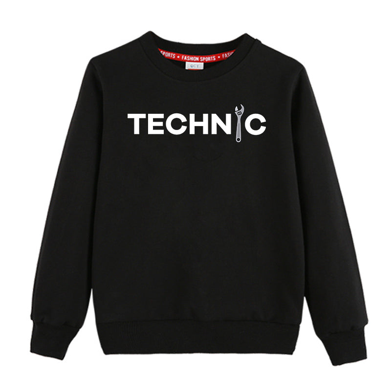 Technic Designed "CHILDREN" Sweatshirts