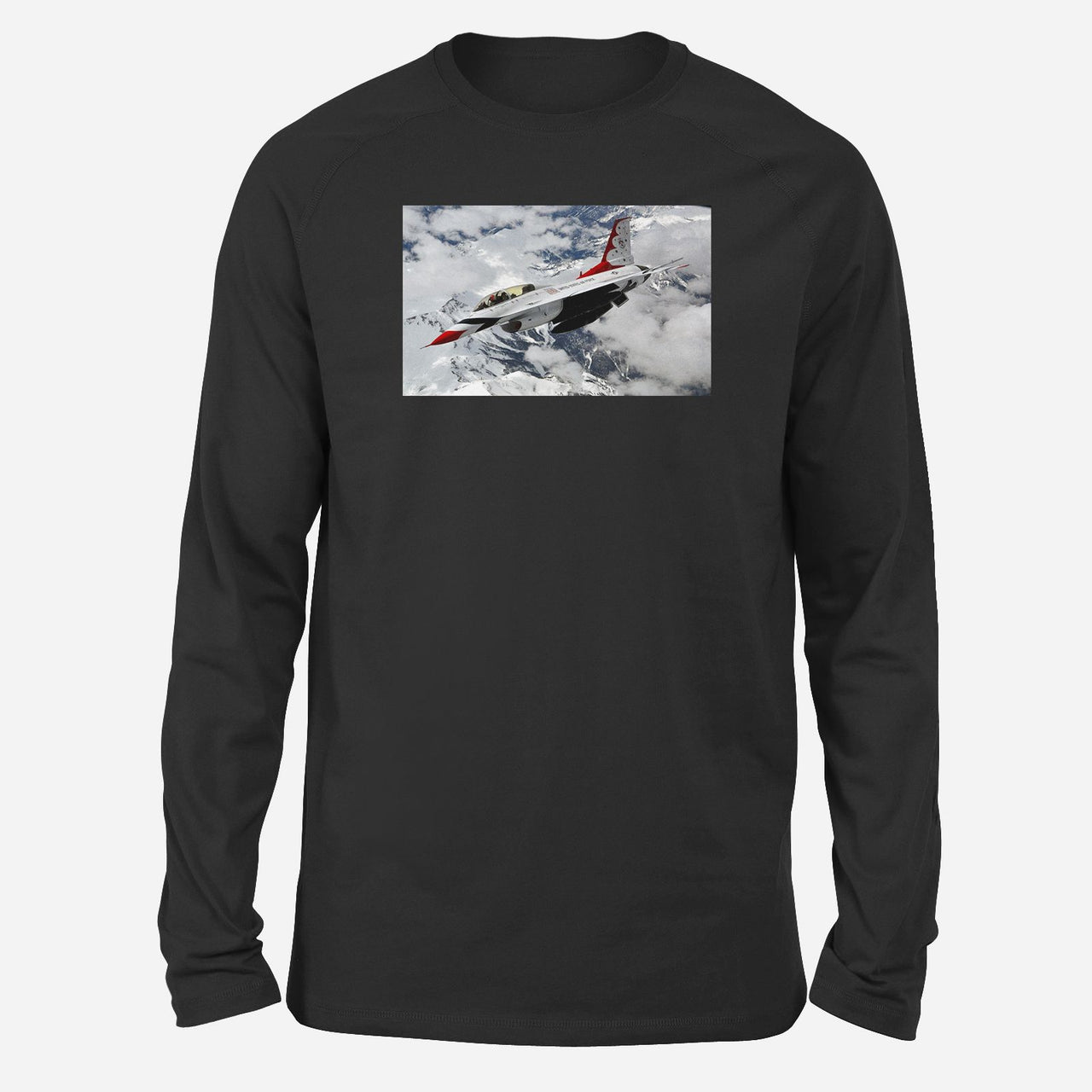 US Air Force Show Fighter Jet 16 Designed Long-Sleeve T-Shirts