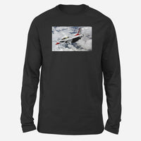 Thumbnail for US Air Force Show Fighter Jet 16 Designed Long-Sleeve T-Shirts