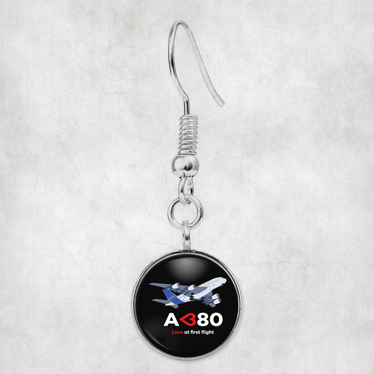Airbus A380 Love at first flight Designed Earrings