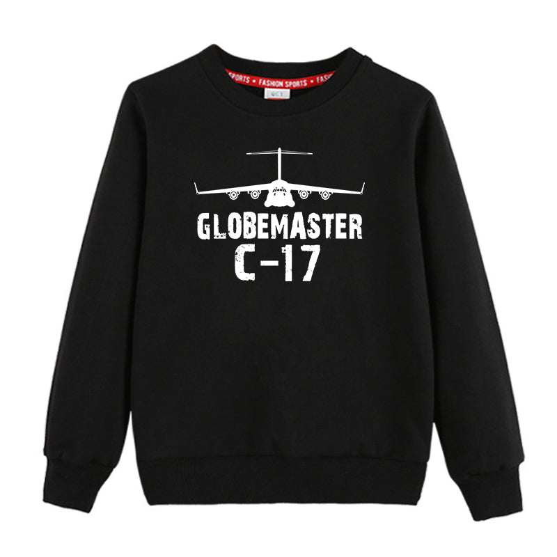 GlobeMaster C-17 & Plane Designed "CHILDREN" Sweatshirts