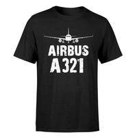 Thumbnail for Airbus A321 & Plane Designed T-Shirts