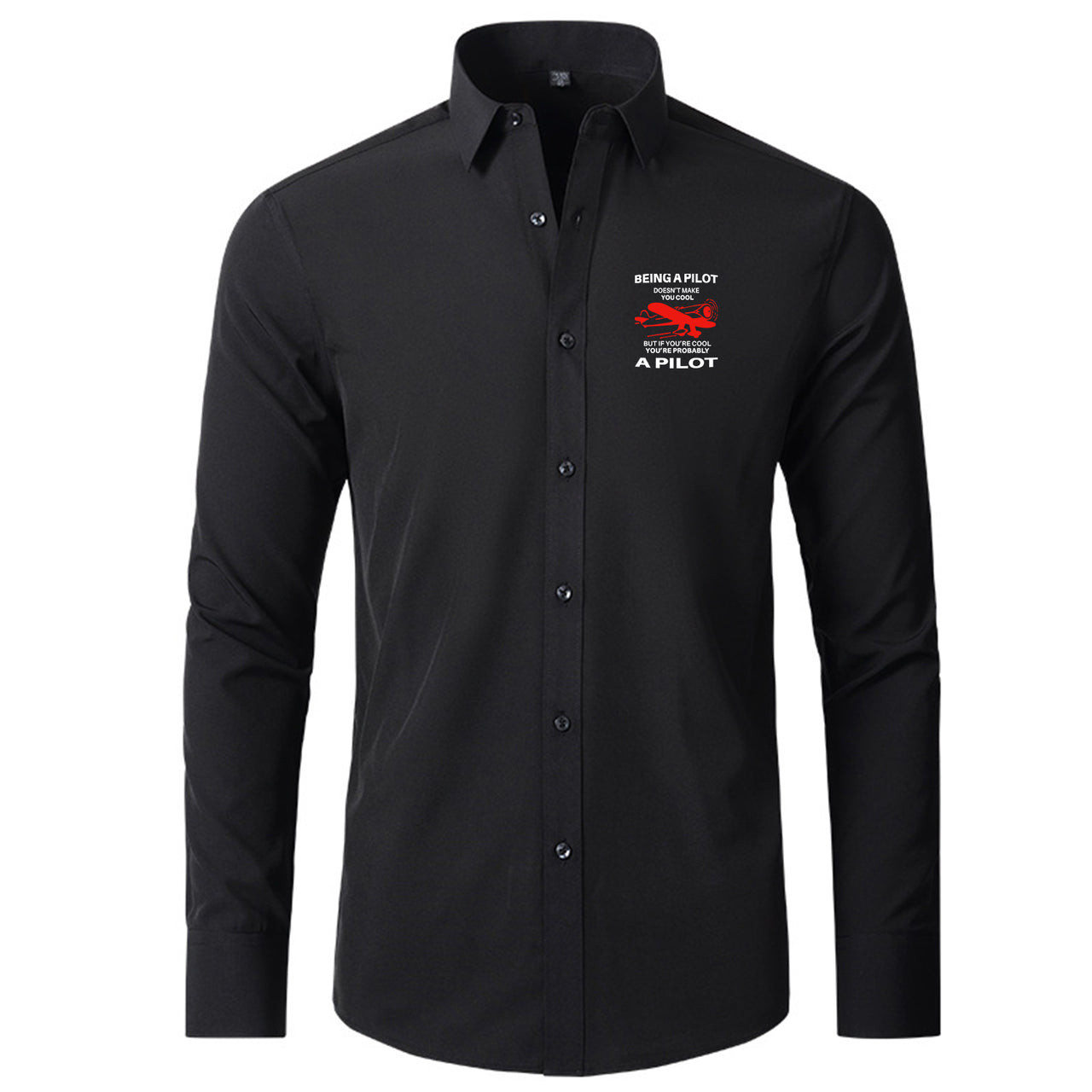 If You're Cool You're Probably a Pilot Designed Long Sleeve Shirts