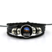 Thumbnail for Mind Your Attitude Designed Leather Bracelets