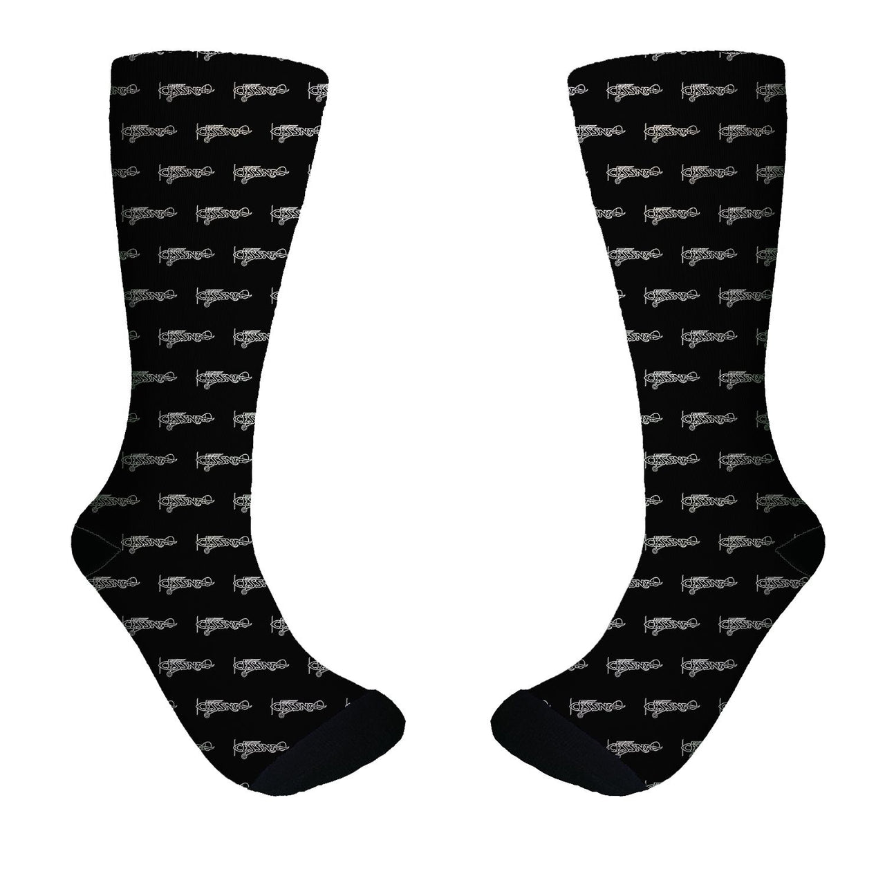 Special Cessna Text Designed Socks