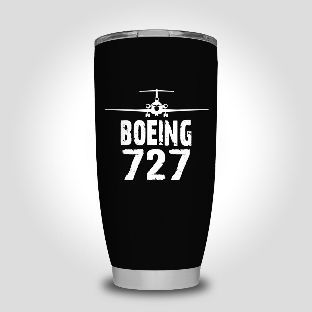 Boeing 727 & Plane Designed Tumbler Travel Mugs