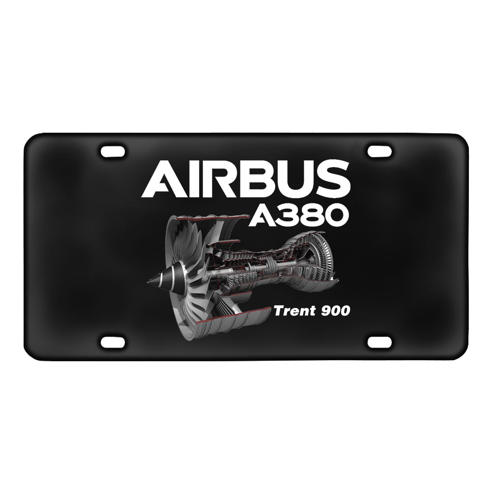 Airbus A380 & Trent 900 Engine Designed Metal (License) Plates