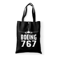 Thumbnail for Boeing 767 & Plane Designed Tote Bags