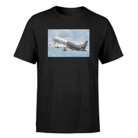 Thumbnail for Departing Airbus A350 (Original Livery) Designed T-Shirts