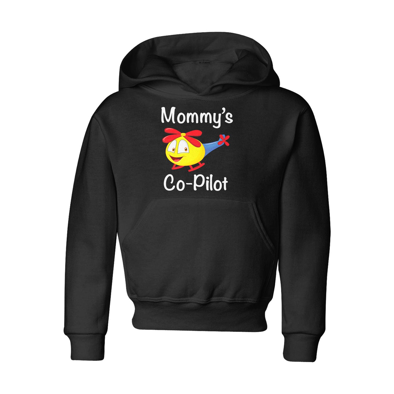 Mommy's Co-Pilot (Helicopter) Designed "CHILDREN" Hoodies