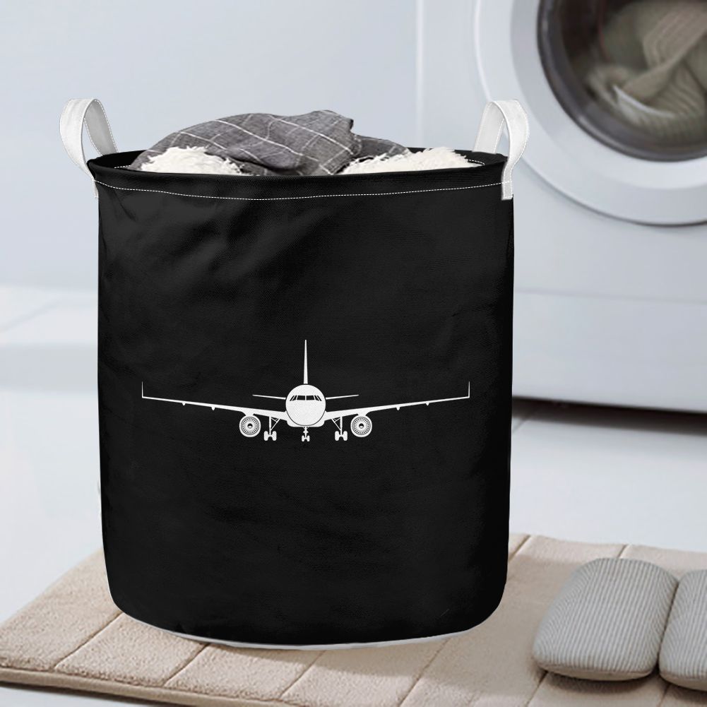 Airbus A320 Silhouette Designed Laundry Baskets