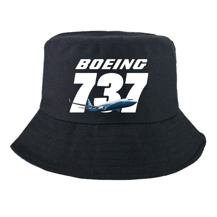 Super Boeing 737+Text Designed Summer & Stylish Hats