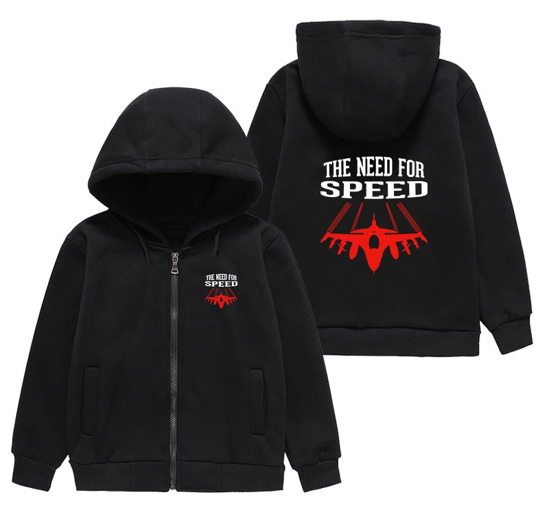 The Need For Speed Designed "CHILDREN" Zipped Hoodies