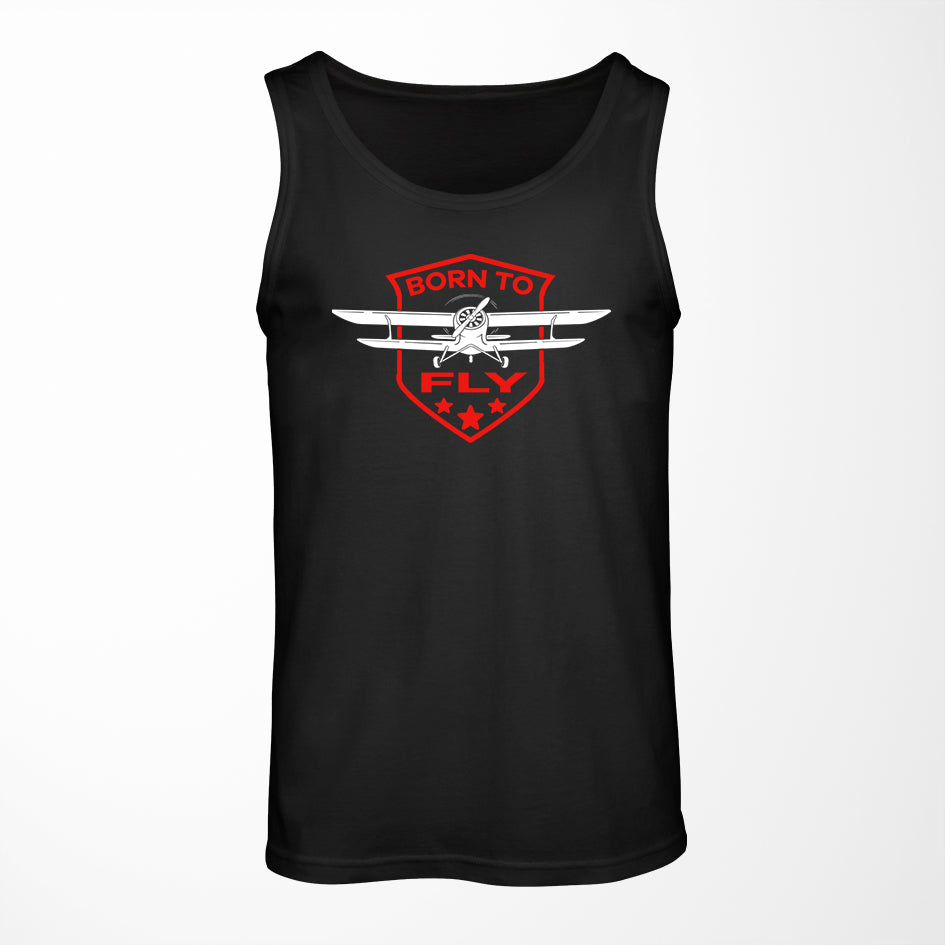 Born To Fly Designed Designed Tank Tops