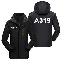 Thumbnail for A319 Flat Text Designed Thick Skiing Jackets