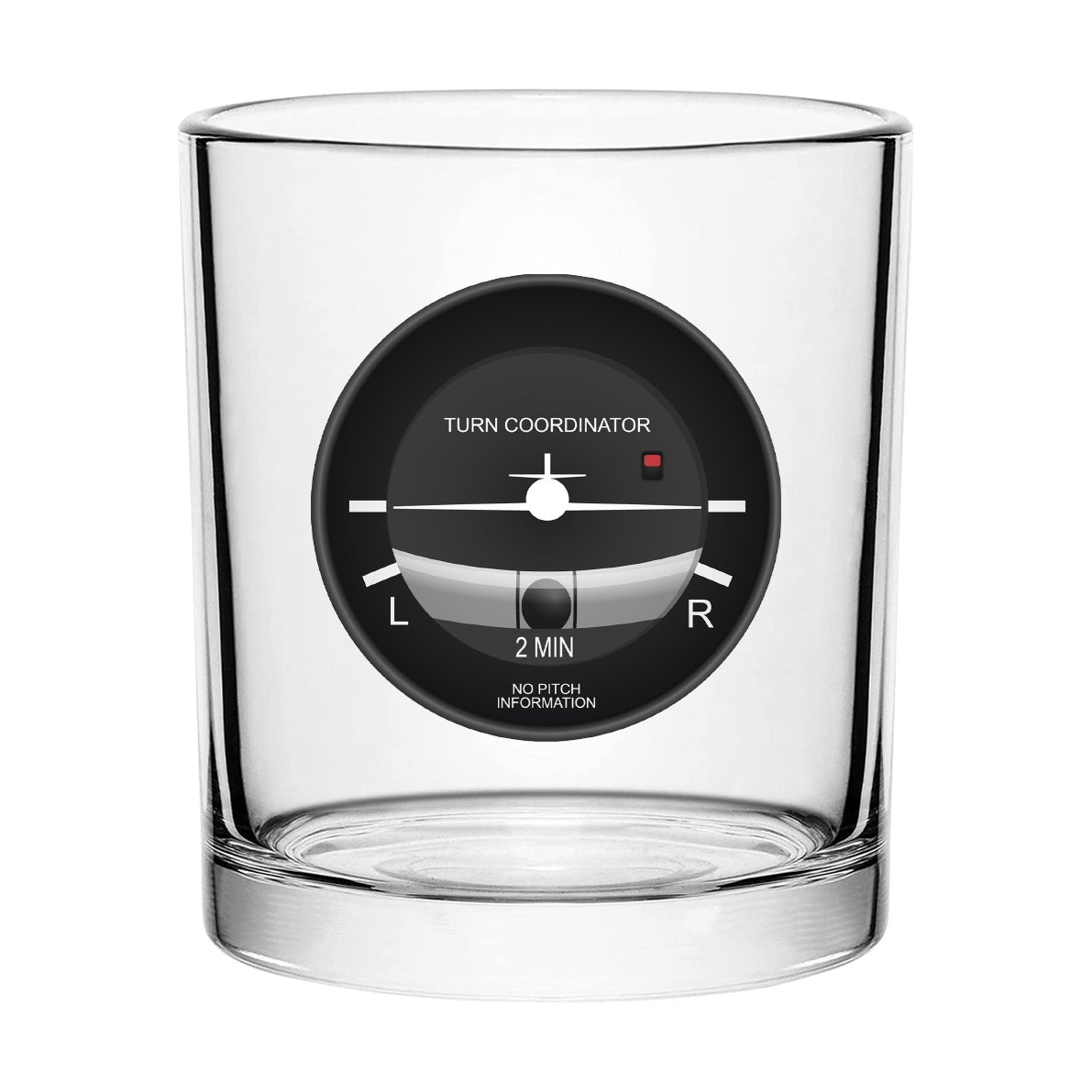 Turn Coordinator Designed Special Whiskey Glasses