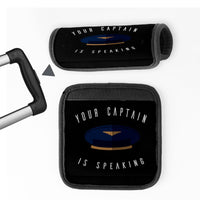 Thumbnail for Your Captain Is Speaking Designed Neoprene Luggage Handle Covers