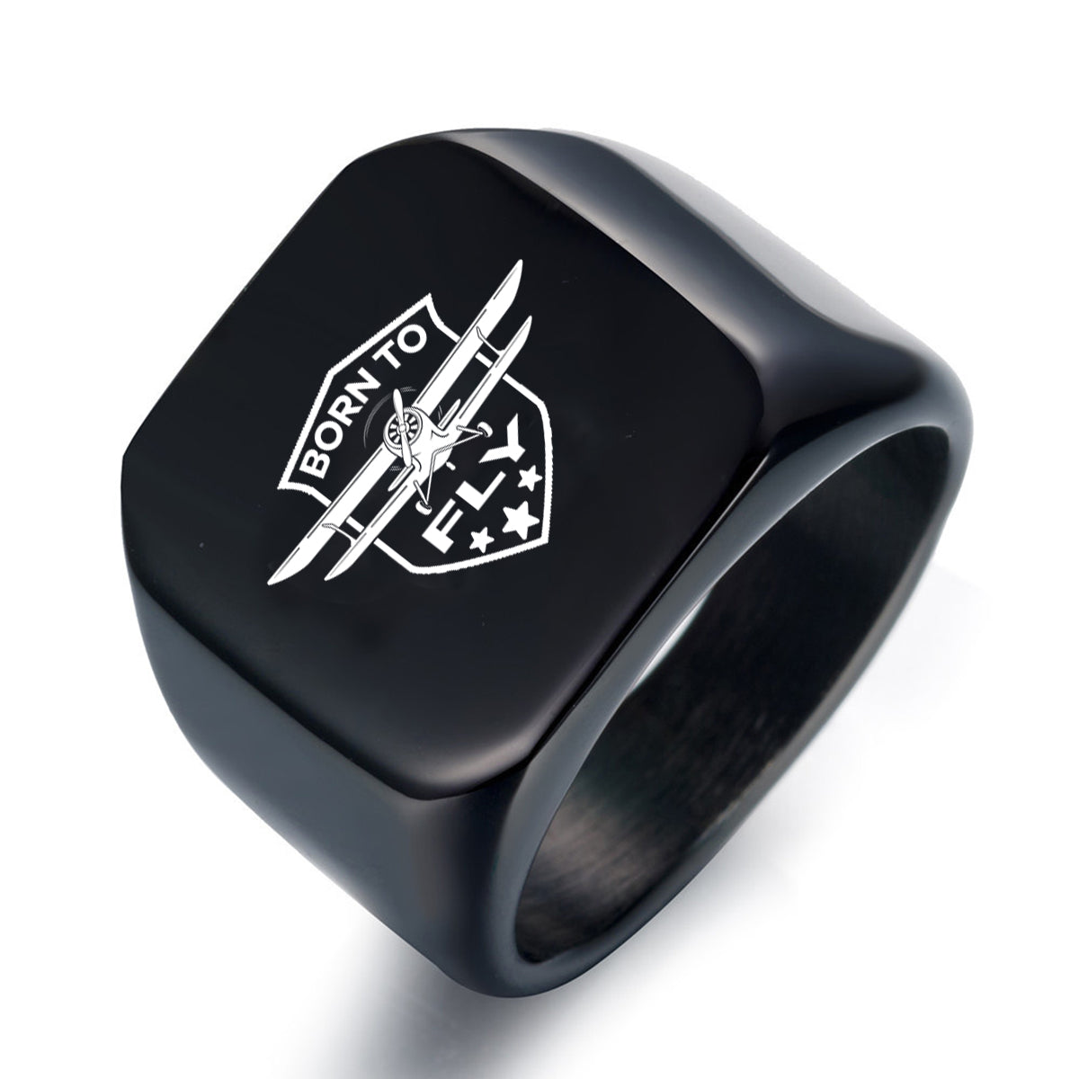 Born To Fly Designed Designed Men Rings