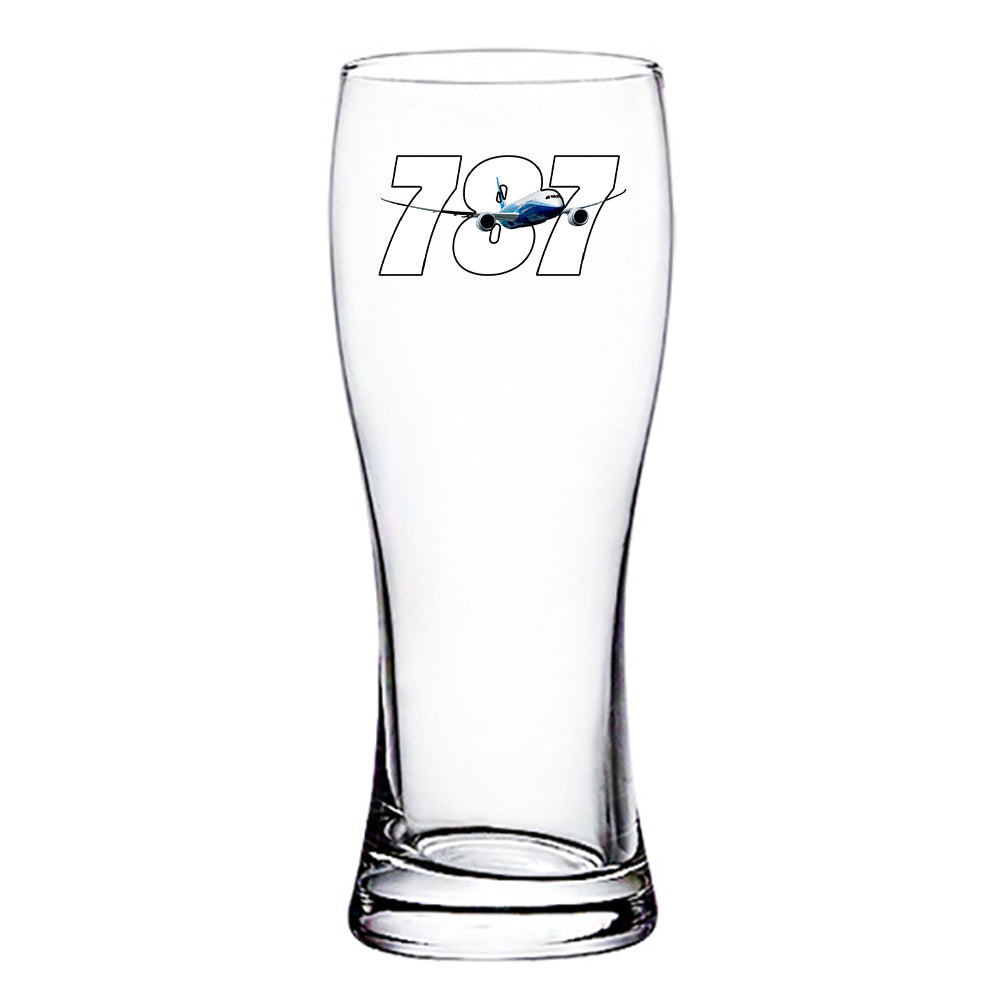 Super Boeing 787 Designed Pilsner Beer Glasses