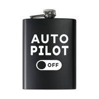 Thumbnail for Auto Pilot Off Designed Stainless Steel Hip Flasks