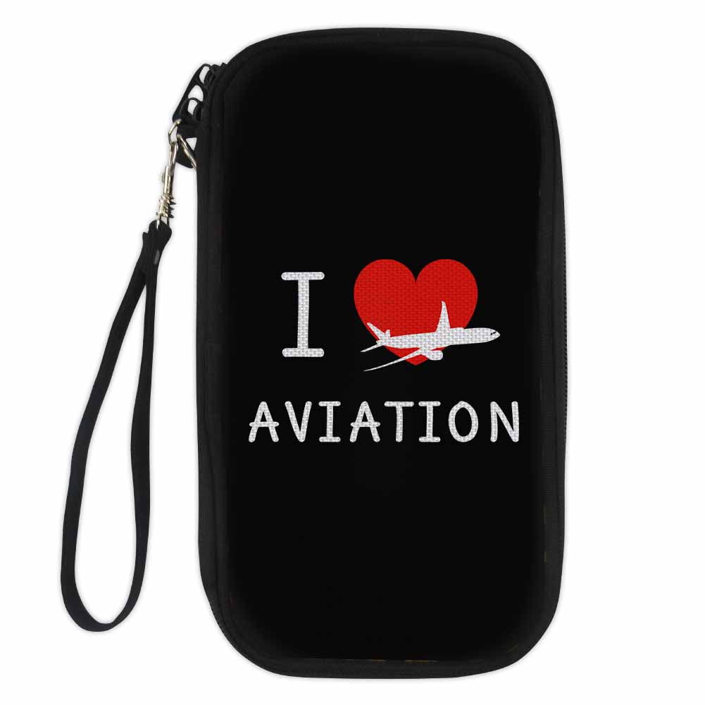 I Love Aviation Designed Travel Cases & Wallets