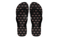 Thumbnail for Born To Fly Designed Designed Slippers (Flip Flops)